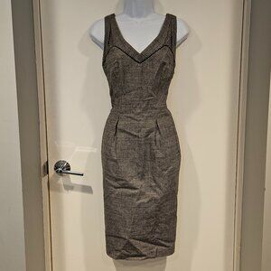 DVF 'Raisa' Dress, Houndstooth, Size 6